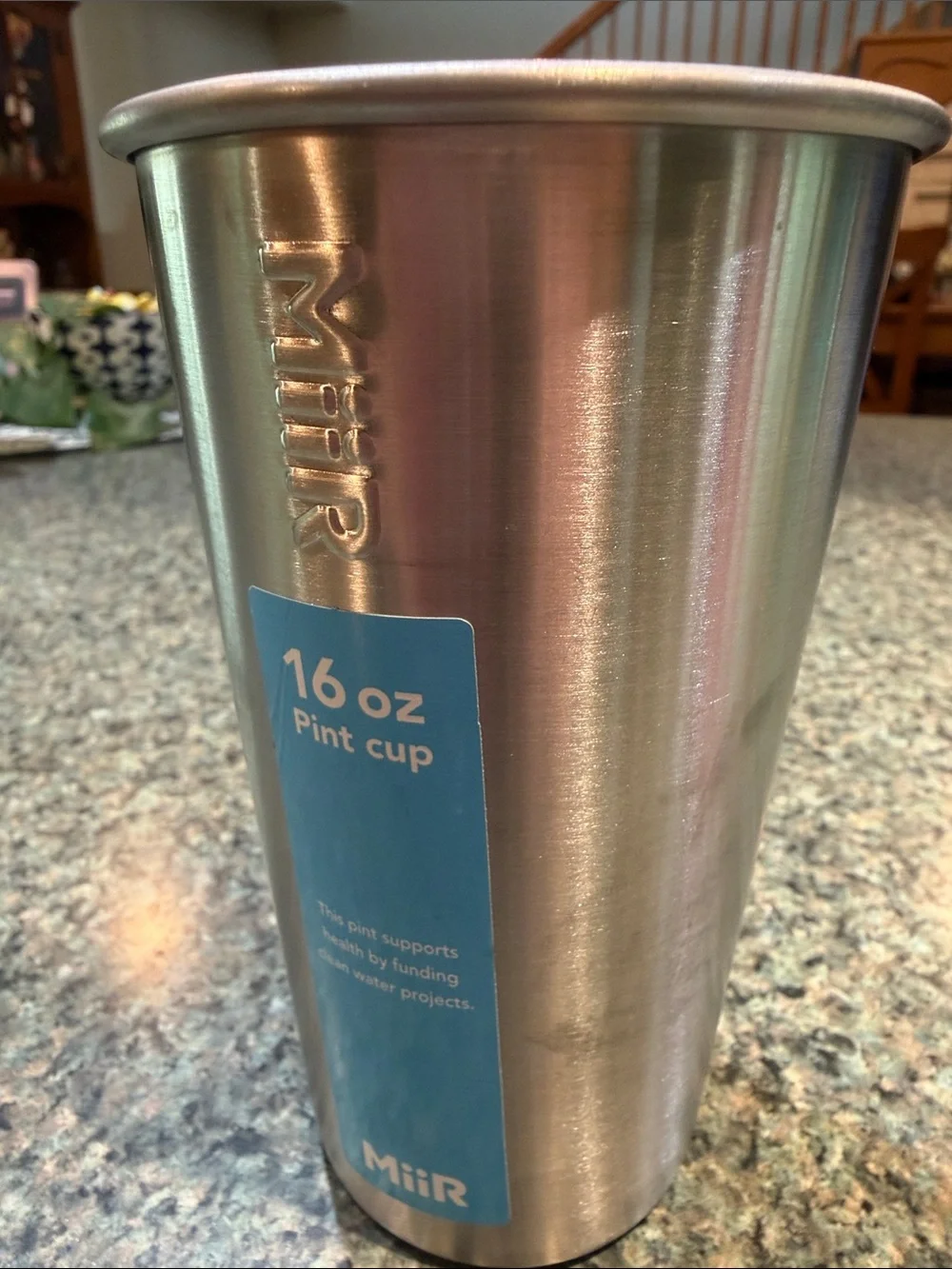 REI Co-op Stainless Steel Tumbler - Silver with Black Logo NEW